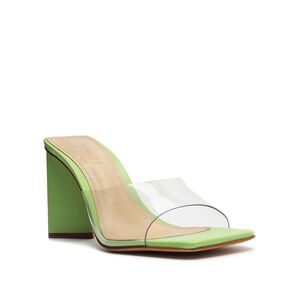 Schutz Lizah Vinyl Heel Sandals